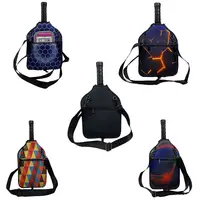 Neoprene Pickleball Racket Crossbody Bag Protective Storage Pickleball Paddle Sleeve Durable Organizer Protector Racket Shoulder 1