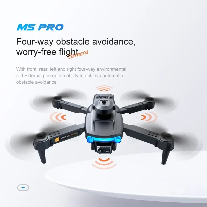 

HD Camera Drone Obstacle Avoidance Altitude Hold Foldable Quadcopter Helicopter Dron Toy M5 RC Optical Flow WiFi FPV