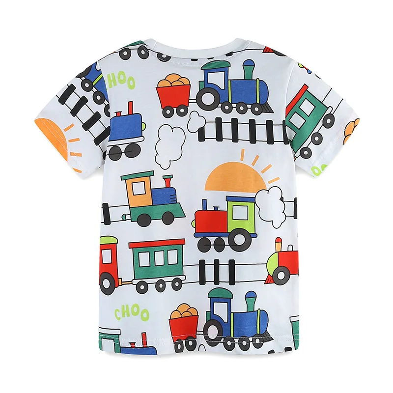 Kids Train Cartoon T-Shirt 2