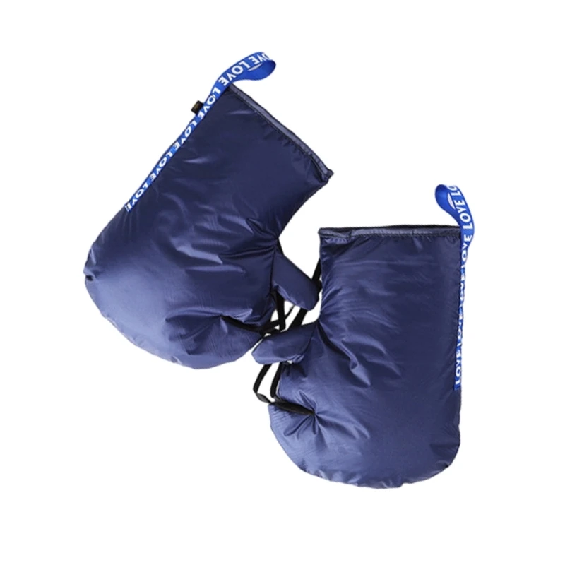Motorcycle Handlebar Gloves Windproof Mittens Hand Warmer Cycling Scooter Handlebar Mitts Thick Hand Warm Gloves Dropship 4