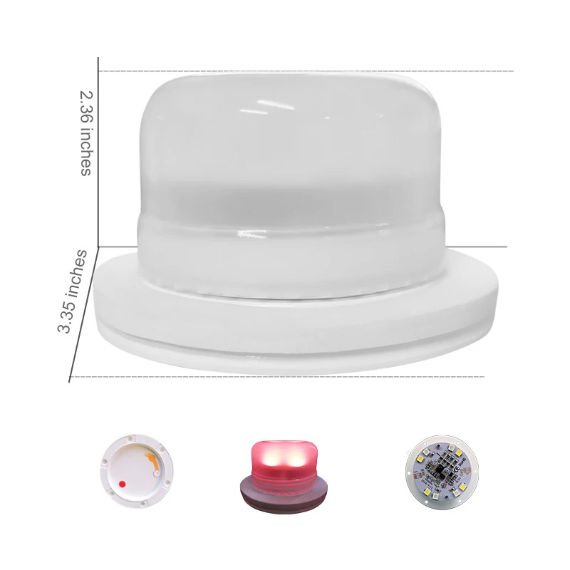 D85mm LED Wick 8pcs Lamp Beads Light For Luminous Furniture Ball Lamp Cube Wick Base Colorful With Remote Control Riq-CU001 new remote control luminous anti lost silicone case for fire tv stick 4k for fire tv 3rd generation for fire tv cube