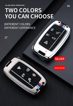Custodia per chiave per Auto custodia per Jaguar Xf Xj per Land Rover Freelander portachiavi accessori per Auto Styling protezione 2022 - Custodia per chiave per Auto custodia per Jaguar Xf Xj per Land Rover Freelander portachiavi