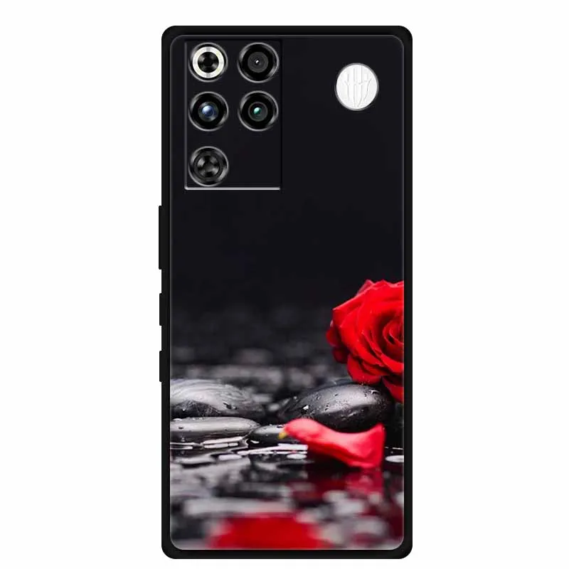 Sleek Black Silicone TPU Phone Case - Durable and Soft Back Cover