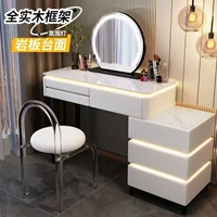 Commode en bois massif chambre principale coiffeuse haut de gamme Simple moderne petit appartement chambre coiffeuse 4