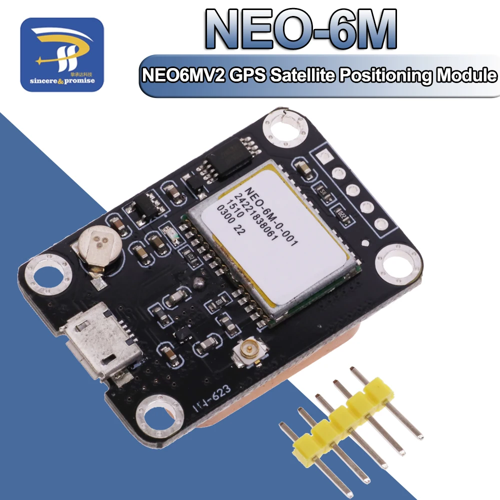 Placa de desarrollo de módulo de posicionamiento por satélite, microusb ...