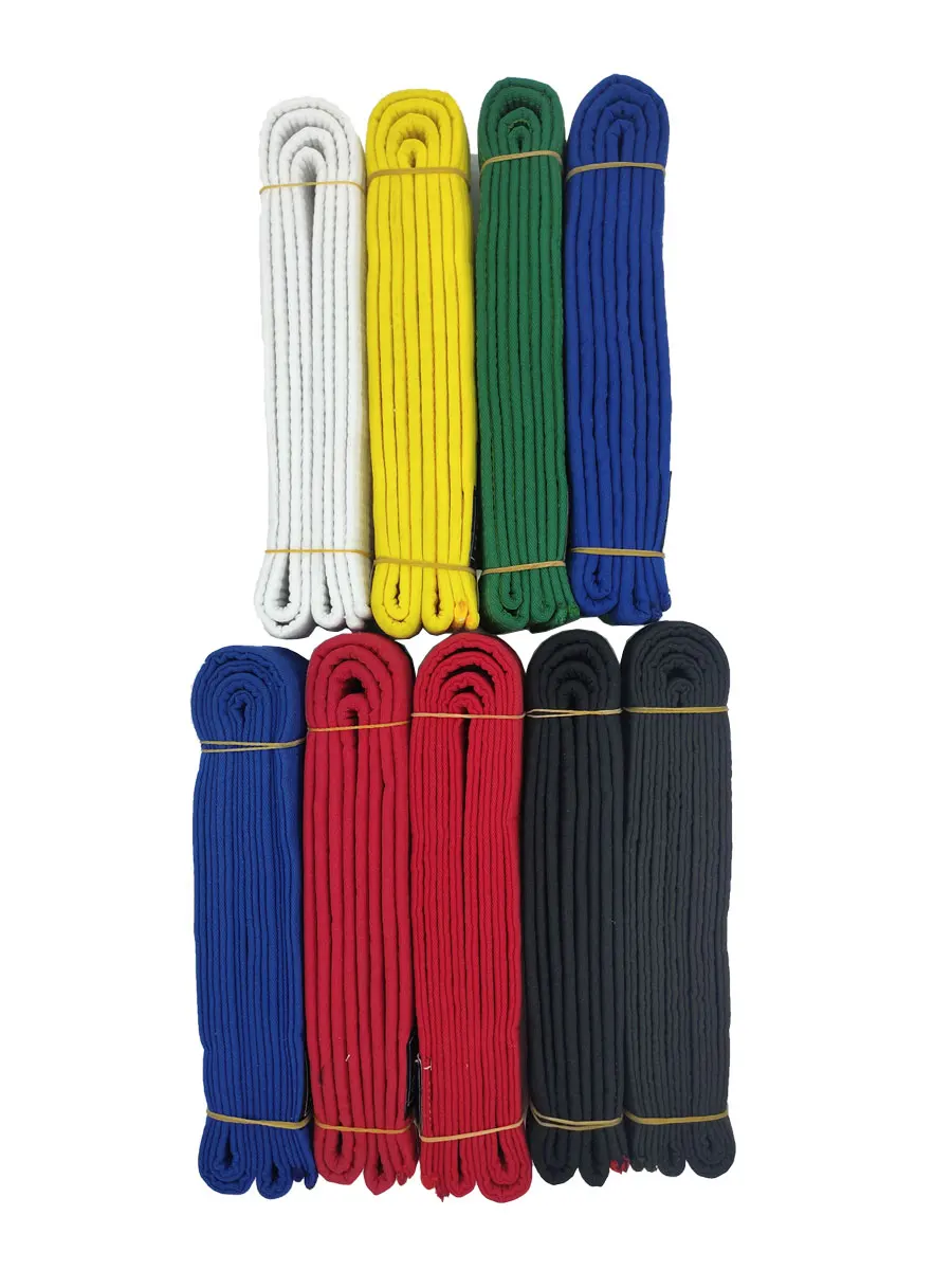 Martial Arts Belts Belts Taekwondo Karate Judo Aikido Kendo 4cm Width Student Test Kids Polyester Cotton White Yellow Green Blue Red Black