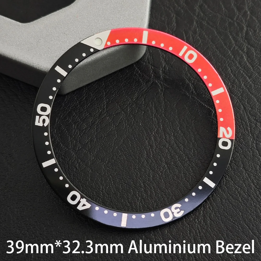 Premium Flat Aluminium Watch Bezel - 39mm Replacement Part for Men's Mechanical Watch