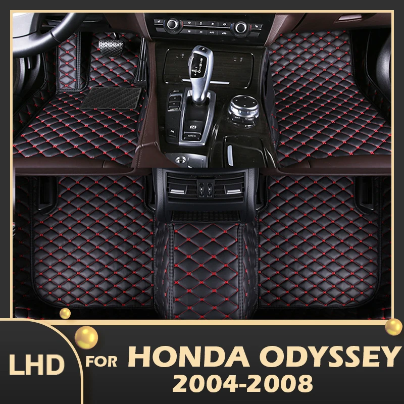

Car Floor Mats For Honda Odyssey Seven Seats 2004 2005 2006 2007 2008 Custom Auto Foot Pads Carpet Cover Interior Accessories