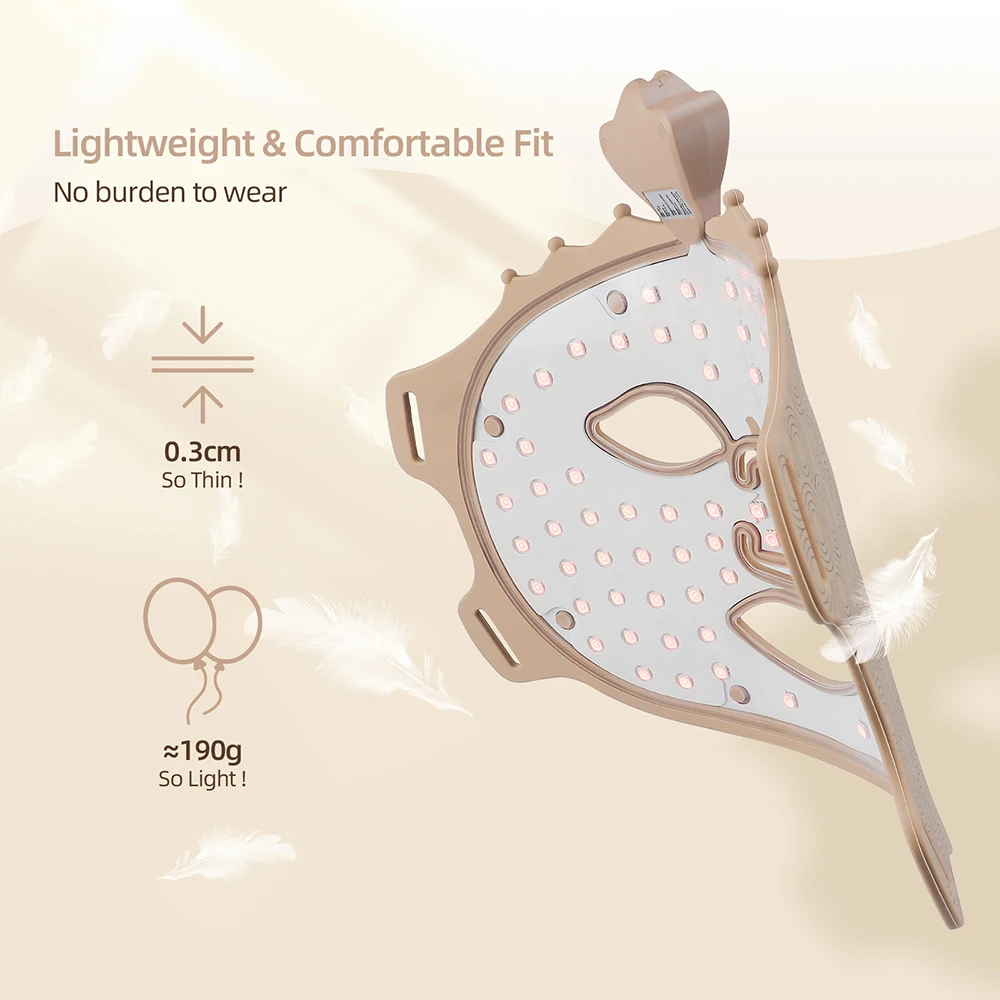 7 Colors Silicone LED Mask Face Photon Skin Rejuvenation Flexible Soft Facial Beauty Mask Skin Care Repair Skin Brightening