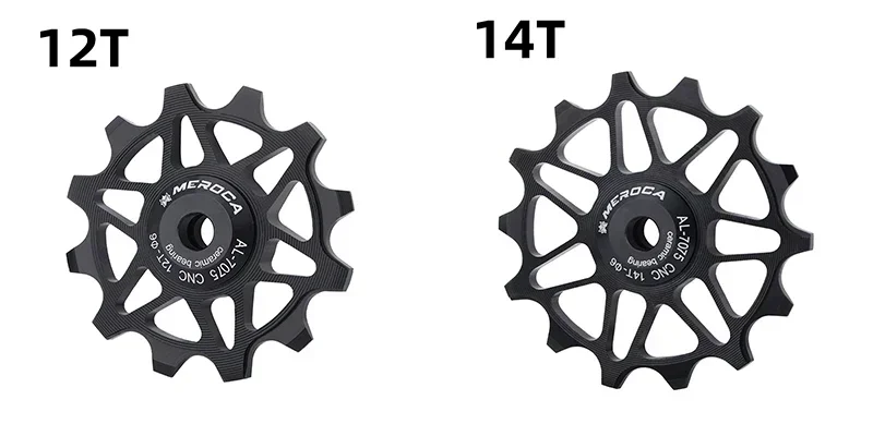MEROCA Aluminum Alloy Pulley with Sealed Ceramic Bearing