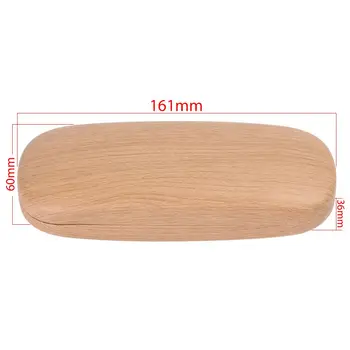 نظارات عين قلاب من الحبوب الخشبية ، واقي قشرة صلبة ، حافظة نظارات معدنية مع بطانة مخملية 5