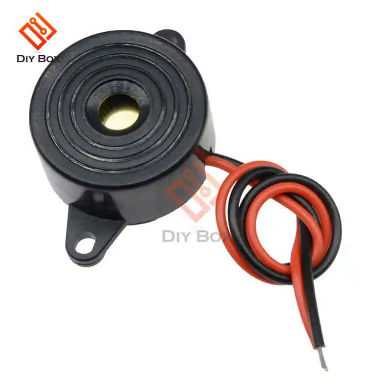 Security Alarm High-Decibel SFM-20B DC3-24V Durable Piezo Electronic Buzzer Alarm 95DB Continuous Sounder Buzzer Active Piezoelectric