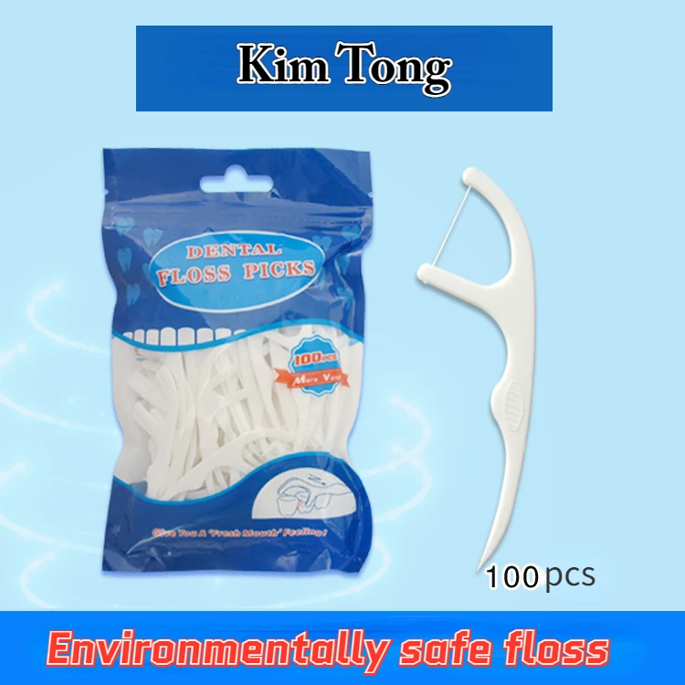 

100pcs Kim Tong Professional Dental Flosser Ergonomic Design FDA Testing Food Grade Dental healthIn a bag/Lot from youpin