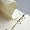 80 Sheets A5/A6/A7 6 Ring Notebooks Inner Pages Binders Loose-leaf Paper Folders Office School Stationery Accessories Blank Line 3