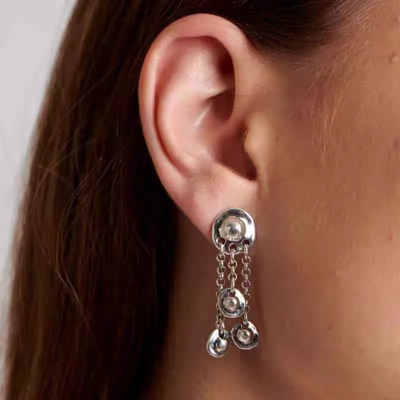 

MAY Spain gold plated silver plated simple earrings for women high quality gift jewelry 3 pairs free shipping