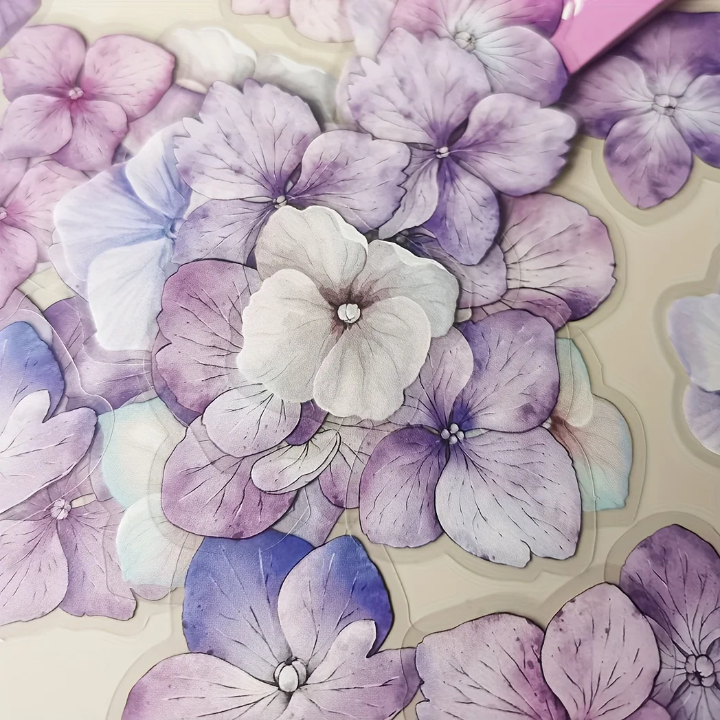 50 teile/paket Vintage Aquarell Blume Pflanze Aufkleber DIY Tagebuch Dekorative Sammelalbum Album Handwerk label Aufkleber – Detail 5