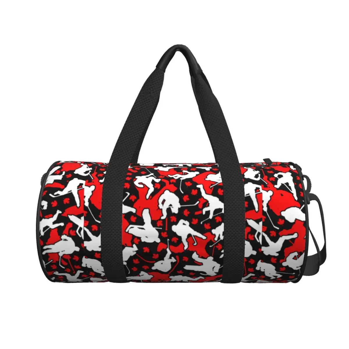 

Travel Bag Ice Hockey Player Gym Bag Flag Camo Camouflage Oxford Sports Bags Large Training Handbag Fitness Bag For Male Female