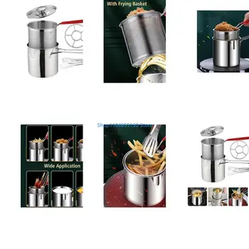 Small Stainless Steel Fryers Energy Efficient Household Oil Frying Equipment 1