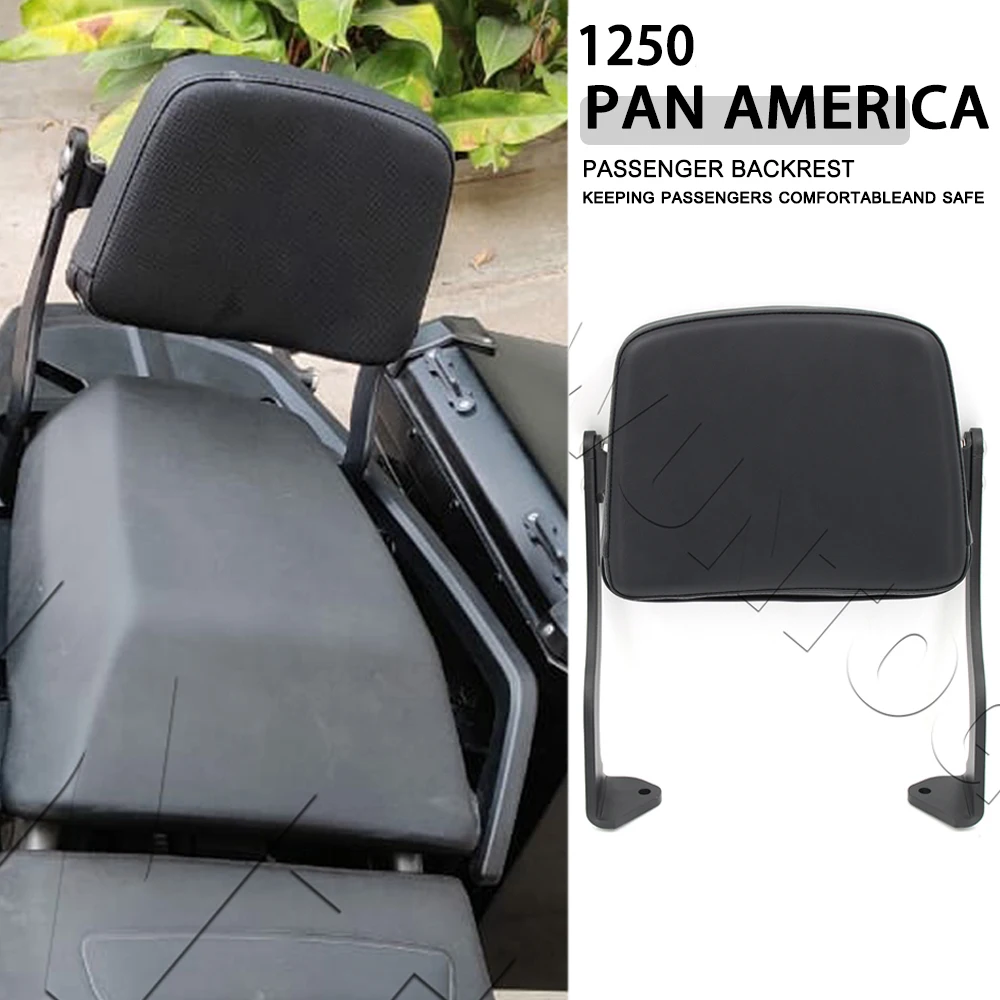 Motorcycle Passenger Seat Rear Backrest Cushion Back Rest Pad For Honda