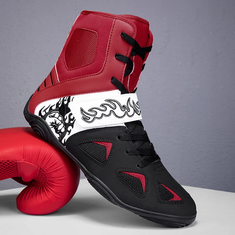 Professional Wrestling Boots for Men Competition Sport Boxing Shoes Mens Designer Gym Training Shoes Man Size 39-46