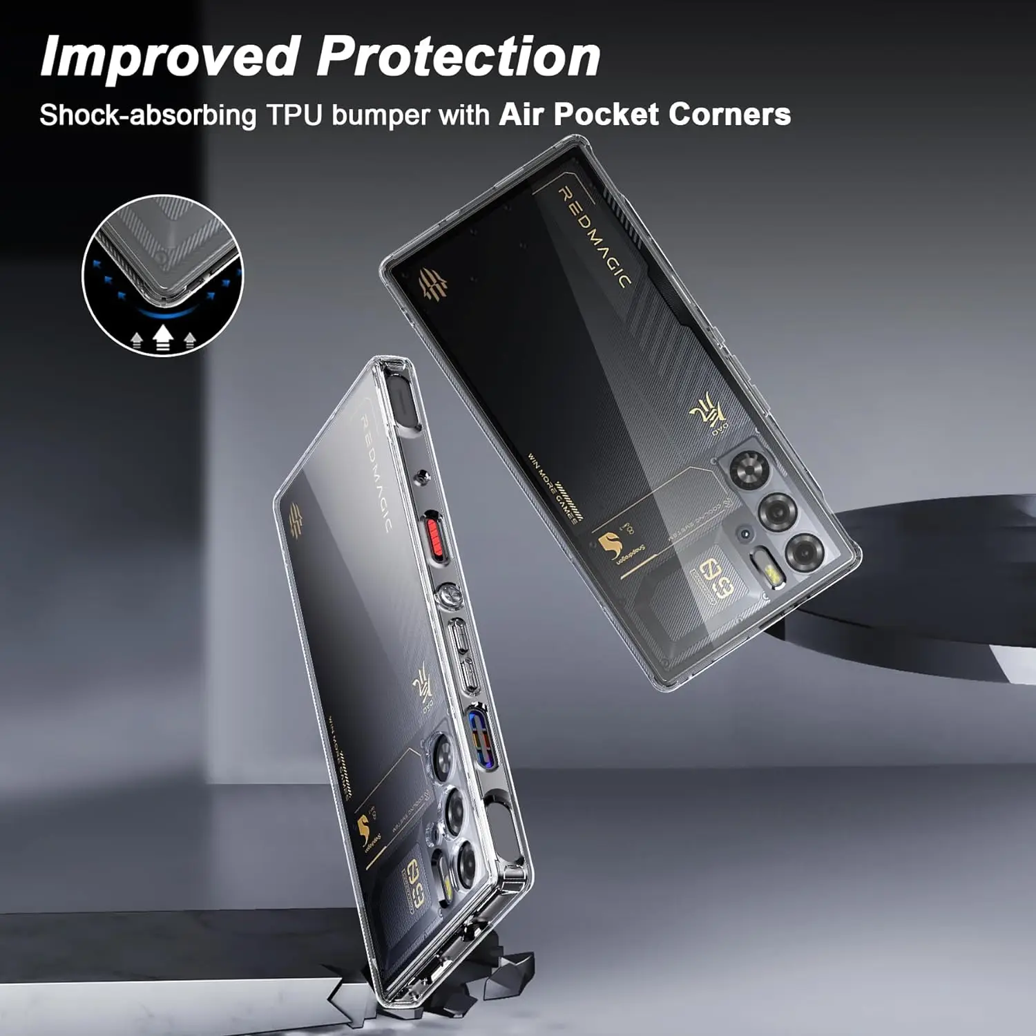 لهاتف ZTE Nubia Red Magic 10 9s Pro زوايا معززة شف...