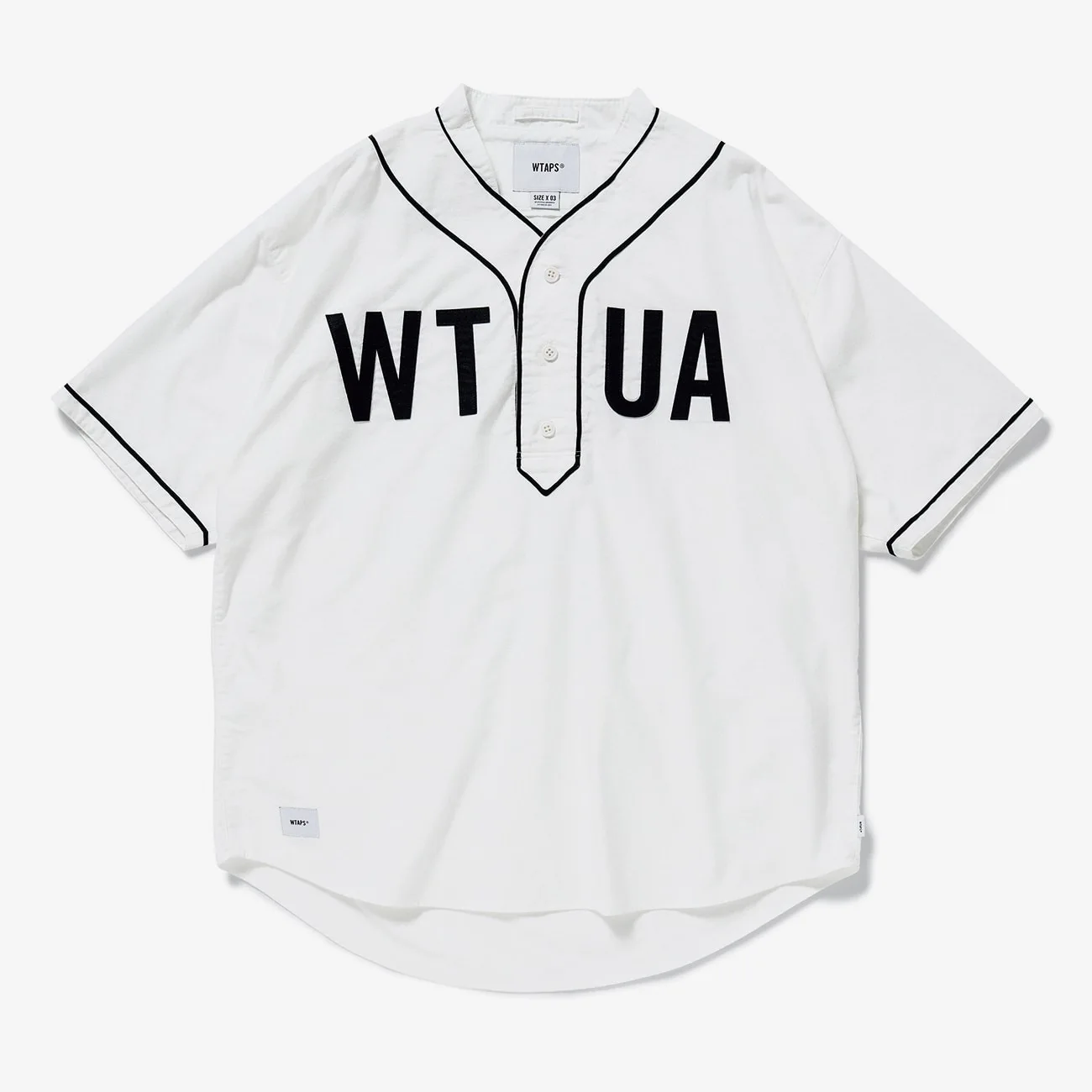WTAPS New Summer T-shirt baseball t-shirt casual loose version of the  age-reducing sportswear simple men and women fashion