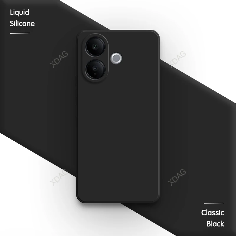 Premium Silicone Phone Case with Camera Protection – Fashionable High-Quality Back Cover