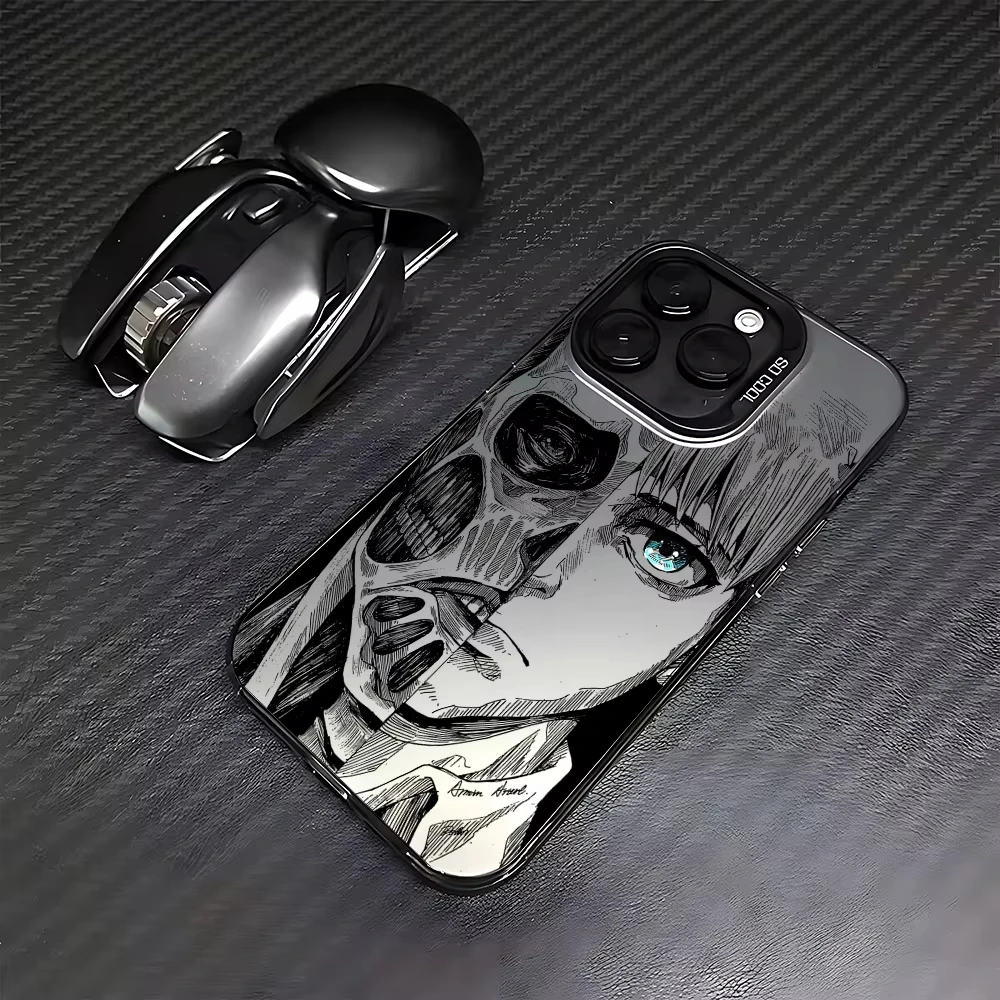 Comic Skeleton Attack On Titan Frosted Acrylic Phone Case