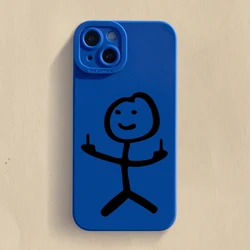 Adorable Cartoon Matte Silicone Phone Case - Soft Back Cover for iPhone 17 Air (1)