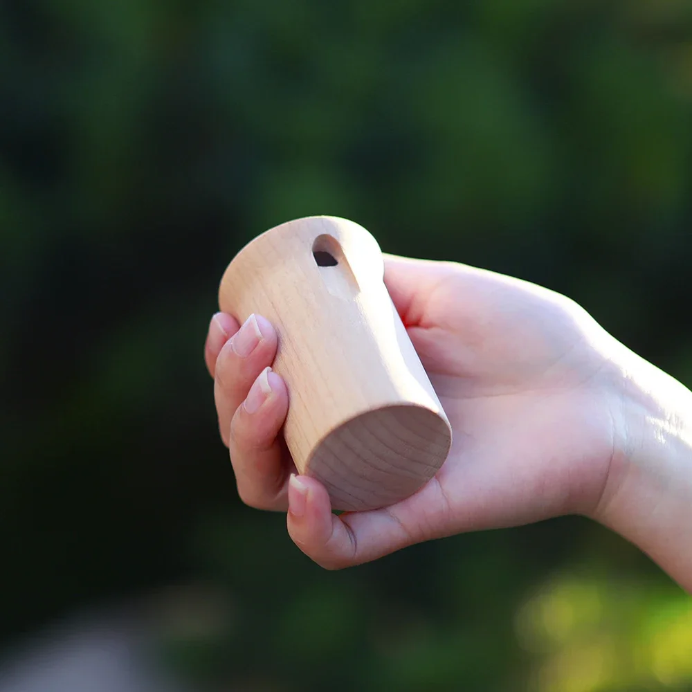 Wooden Whistle Portable Wooden Birds Sound Whistle Outdoor Multifunction Tools Kids Educational Toys Baby Gifts Orff Musical Instruments