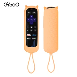 Glow-in-the-Dark Silicone Protective Remote Cover Sleeve (Orange)