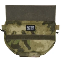 Double Layer Outdoor EDC Pack Men Tactical Molle Waist Pouch Nylon Vest Hang Pouch Fanny Pack Camping Hunting Accessories Bags 2