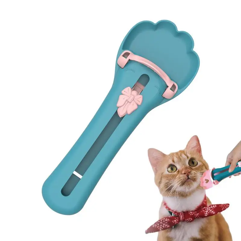 Cat Wet Food Spoon Lickable Cat Treats Dispenser Spoon Wet Treat Cat Feeder Spoon Feeding & Watering Supplies For Cats