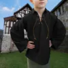 Athletic Set Toddler Boys Medieval Shirt Renaissant Lace Up Halloween Scottish Jacobite Costume Toddler Boy Dress Clothes 4t 2