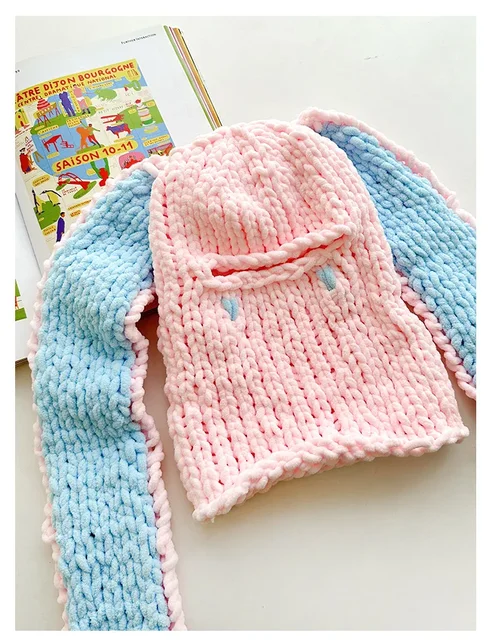 Knitted Fun Balaclava Mask Hat 2
