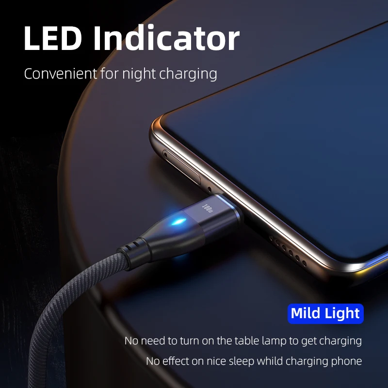 PD 100W 6 in 1 Magnetic Cable Micro USB C to Type C Cable 6A Fast Charging Phone Cable For iPhone 14 Samsung Xiaomi iPad Laptop