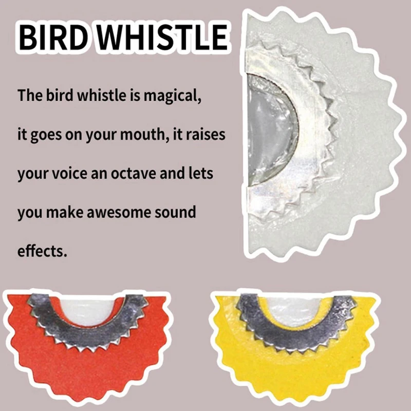 Inside Mouth Hiden Magic Tweeting Noisemaker Toy Tricks Gag Bird Whistle That Fits Bird Caller Whistles Entertainment Tool