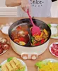 5L 6L Home Yuanyang Electric Hot Pot Electric Boiled Pan Large Capacity Double Soup Pots Non Stick Electric Frying Pan 2000W 3