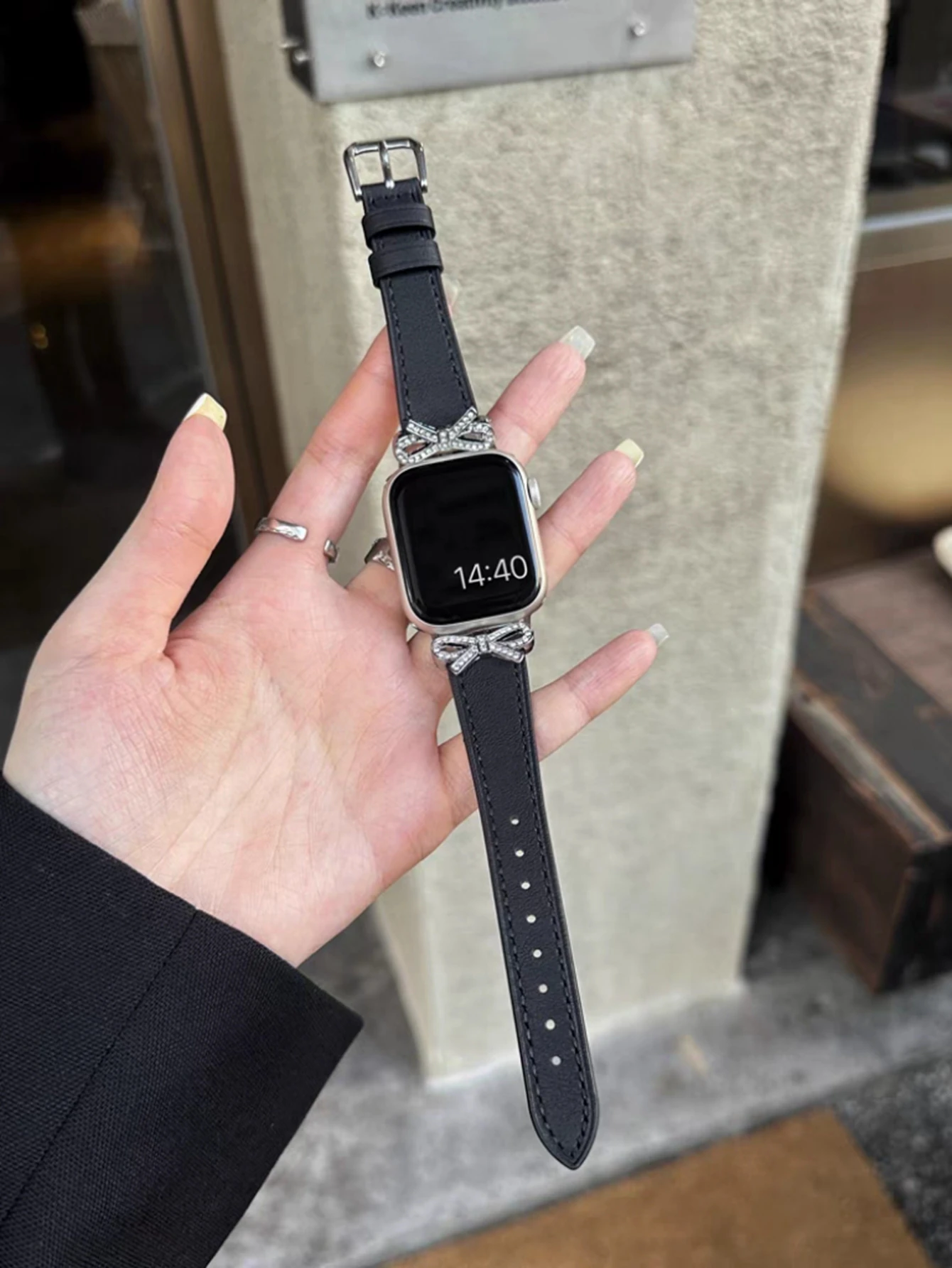 Elegant Leather Loop Wristband