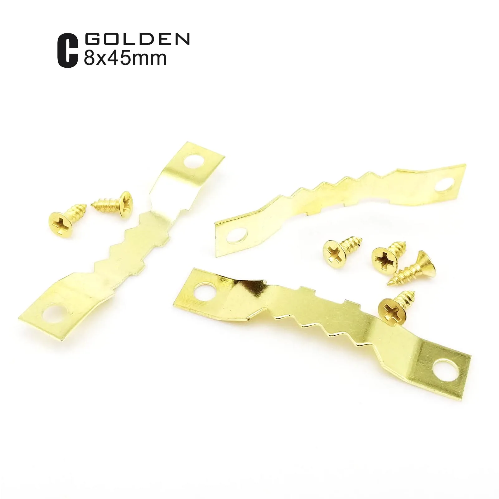 Picture Frame Hangers Hanging Hooks Wall Hooks 25pcs Small Heavy Duty Sawtooth Picture Frame Hanger Hanging Photo Wall Oil Painting Mirror Saw Tooth Hooks with Screws 3 colors