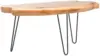 Live Edge Cedar Wood Coffee Table Metal Hairpin Legs for Living Room 5