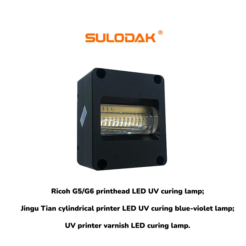 리코 G5 G6 프린트헤드용 고출력 395nm LED 램프, LED 경화 시스템 컬러 인쇄 프린터 LED 경화 램프