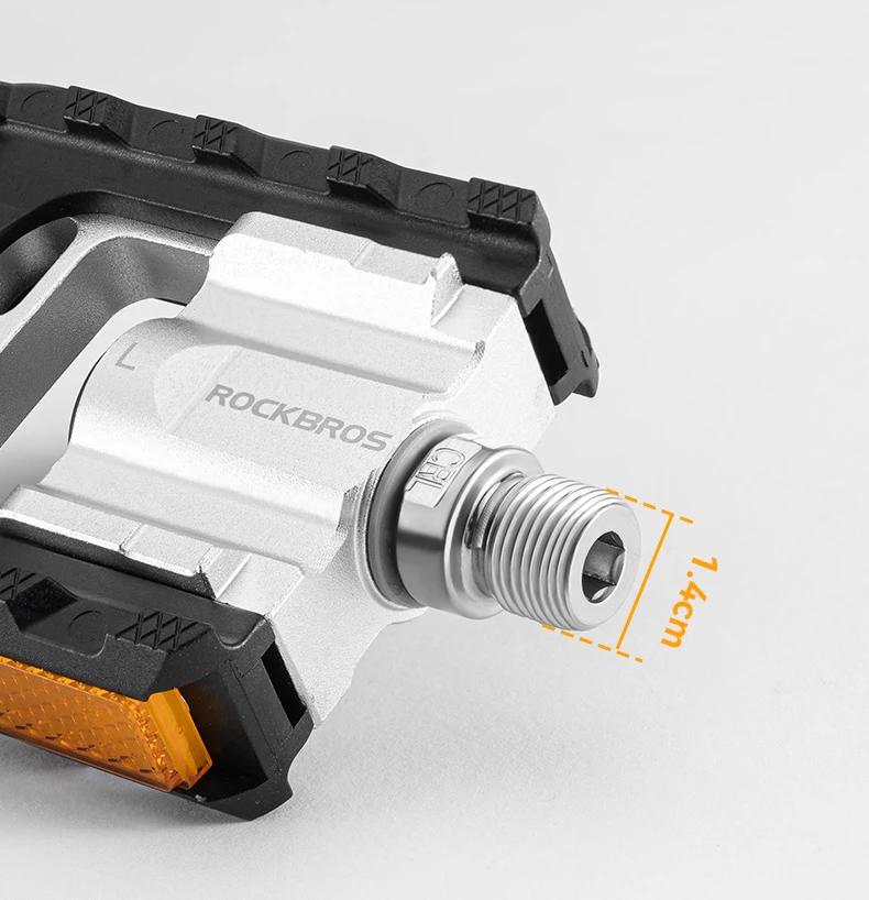 Velo Electrique Pliable ROCKBROS Bike Pedals With Reflector