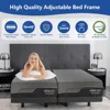 12 Inch Gel Memory Foam Medium-Firm Mattress in Box, Head/Foot Lift Sturdy Electric Smart Bed s Frame 3