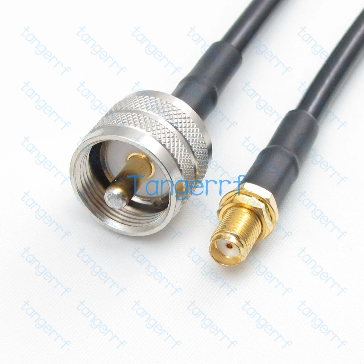 

UHF Male PL259 Plug to SMA Female Bulkhead Jack RF RG58 Coaxial Cable Pigtail Antenna Extension 50ohm RF Coaxial Tangerrf