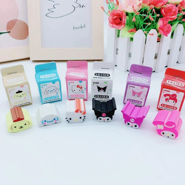 7Pcs/set Sanrio Ruler and Compass Sets Hello Kitty Students Stationery  Refill Eraser Office Supplies Exam Draw Tools Plastic - AliExpress