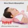 Baby Head Protection Backpack - Soft & Comfortable, Cute Cartoon Design, Pink Butterfly 4