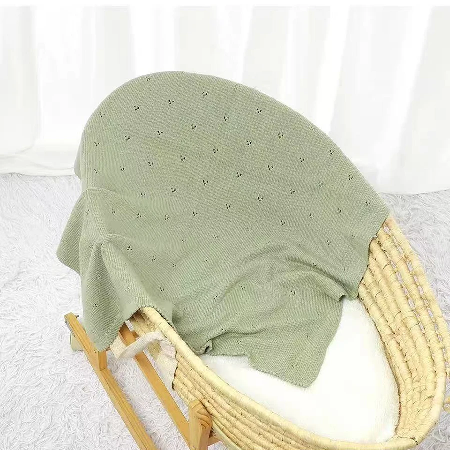 Baby Blankets Super Soft Neworn Infant Babies Boys Girls Cotton Knit Sleep Quilts Covers for Stroller 90*70cm Kids Throwing Mats - 6