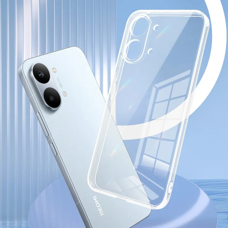Luxury Crystal Clear Phone Cases - Slim Transparent Shockproof TPU Back Cover