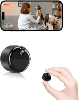 2.4G & 5G dual-band WIfi Mini Camera 1080P Wireless Small Cam for Home Security Auto Night Vision Magnetic Installation Cam